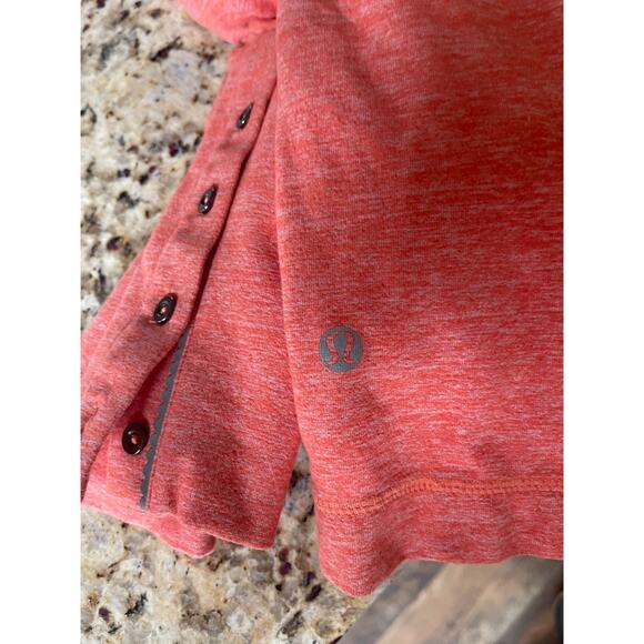 LULULEMON Women’s Long Sleeve Flare Athletic Top in Orange Heather (S/4) - Picture 12 of 12